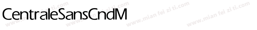 CentraleSansCnd Medium字体转换
